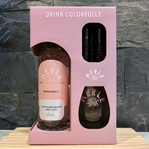 Box Gin Merle London Dry x 750 ml + Copa + Botánicos