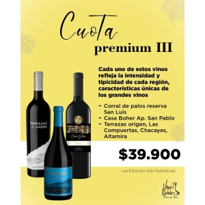 Cuota Premium III Marzo