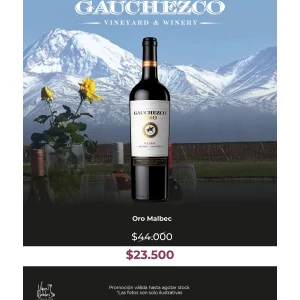 Gauchezco Oro Malbec