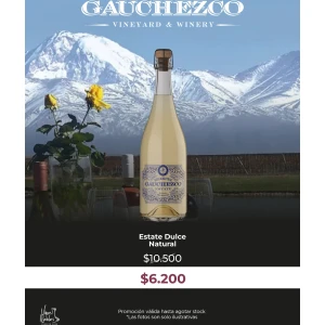 Gauchezco Espumante Dulce Natural