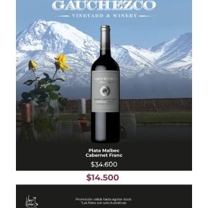 Gauchezco Plata Malbec - Cabernet Franc