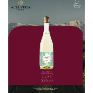 Alta Vista Vive Sparkling Sweet Blanco