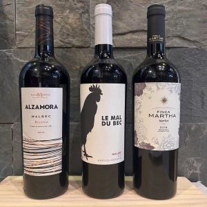 Combo Finca Martha Gran Malbec + Le Mal Du Bec Malbec+ Alzamora Reserva Malbec