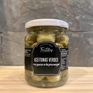 Aceitunas Verdes Con Queso A La Provenzal