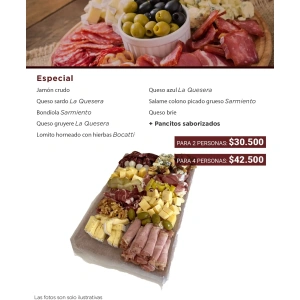 Picada Especial 2 Personas