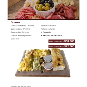 Picada Quesos 2 Personas