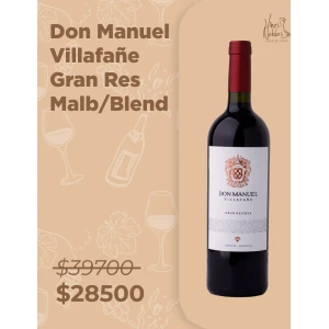 Don Manuel Villafañe Gran Reserva Malbec/Blend