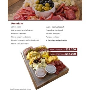 Picada Premium 4 Personas