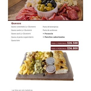 Picada Quesos 4 Personas