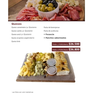Picada Quesos 4 Personas