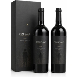 Estuche Doble Domiciano Reserva Nocturna Malbec