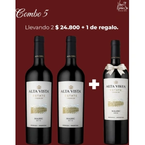 Malbec Combo 5 - Alta Vista Estate Premium - 3x2