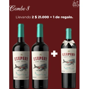 Malbec Combo 8 - Exupery- 3x2