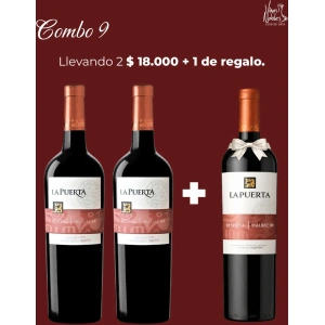 Malbec Combo 9 - La Puerta Reserva - 3x2