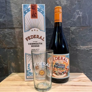 Vermouth Federal Rosso Mundialista Estuche + Vaso