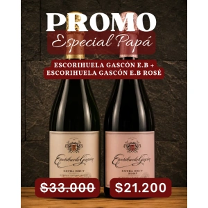 Escorihuela Gascón Extra Brut + Escorihuela Gascón Extra Brut Rosé