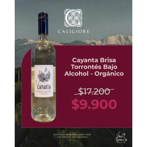 Cayanta Brisa Torrontés Bajo Alcohol