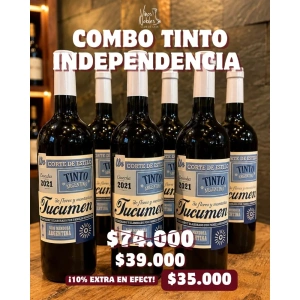 Combo Independencia Tinto Argentino