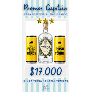 Gin La Terca + 2 Latas Tónica