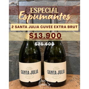 2 Santa Julia Extra Brut