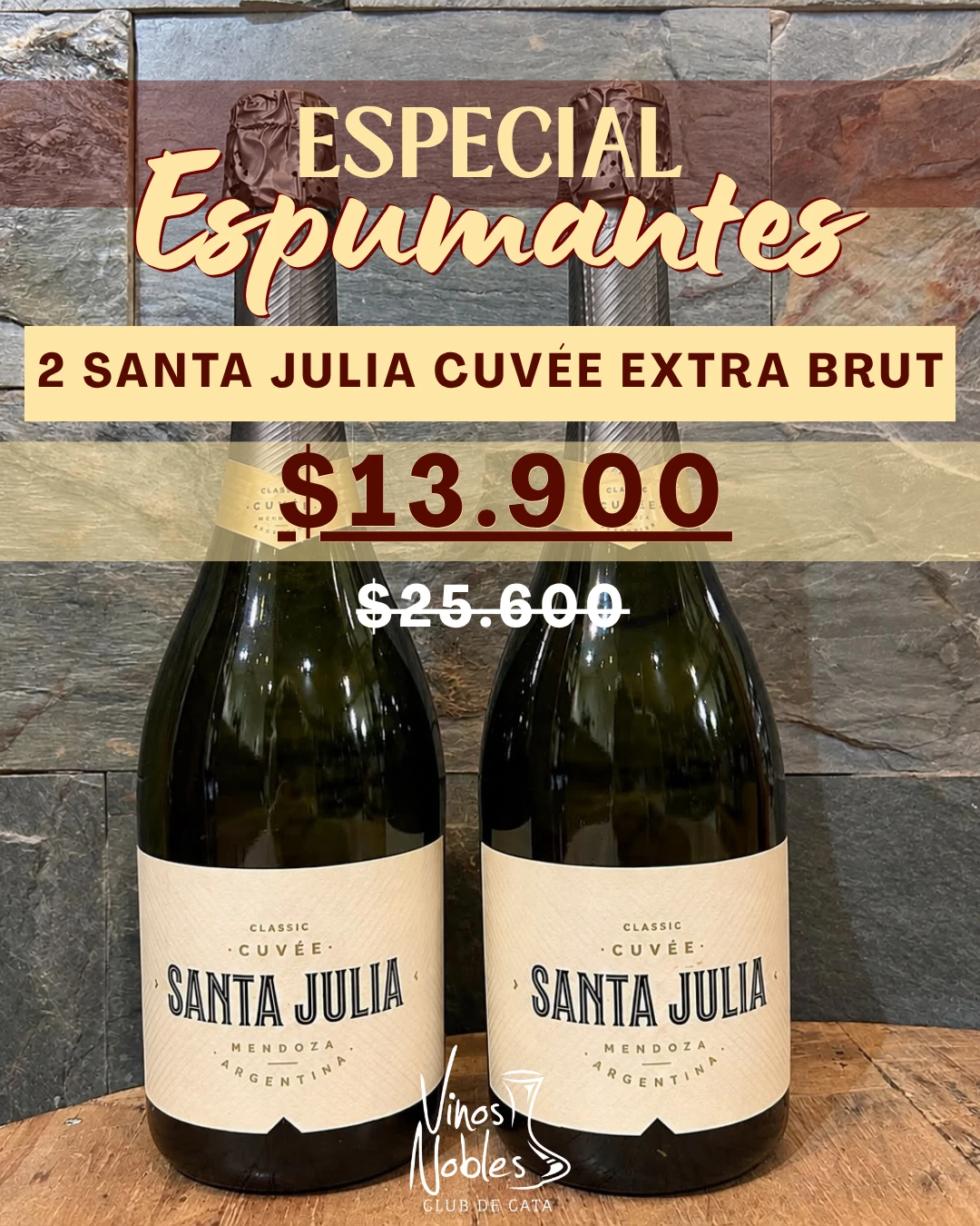2 Santa Julia Extra Brut
