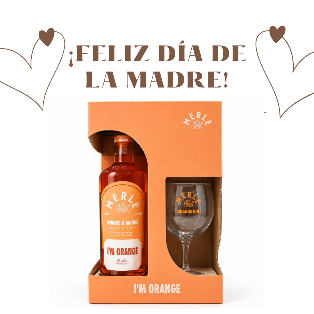 Box Gin Merlé Orange + Copa Exclusiva